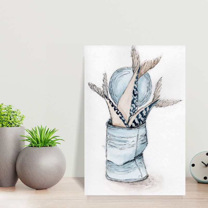 Canned Mackerel Sketch - Print, 45.72 cm H x 30.48 cm W