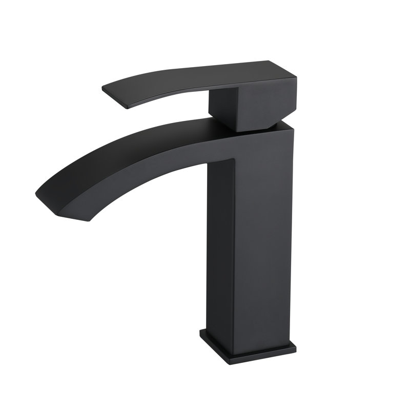 Single-handle Bathroom Faucet, Matte Black