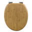 Toilet Seat, Soft Close WC Seat with Strong Hinge Ideal for Standard Toilet-80049352