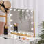 Rectangle Freestanding Makeup / Shaving Mirror-2134911359