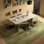 Rectangular family dining table