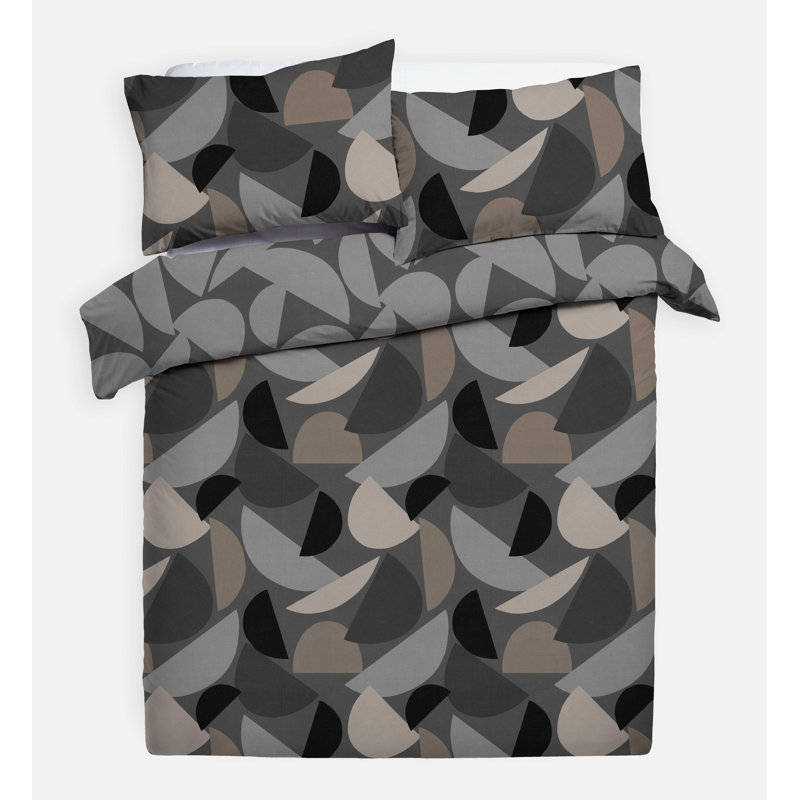 Abstract Duvet Cover Set with Pillowcases Included, UK Kingsize - DE 230 x 220 cm
