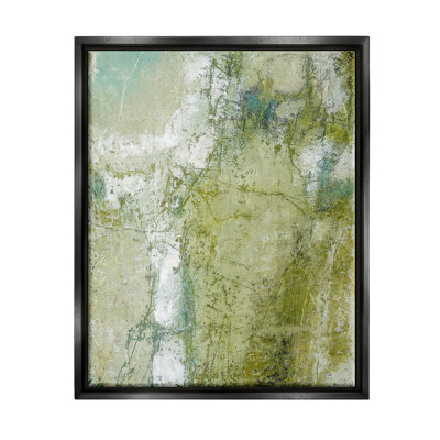 Jagged Abstract Composition, estampe numérique encadrée par Carole Leslie