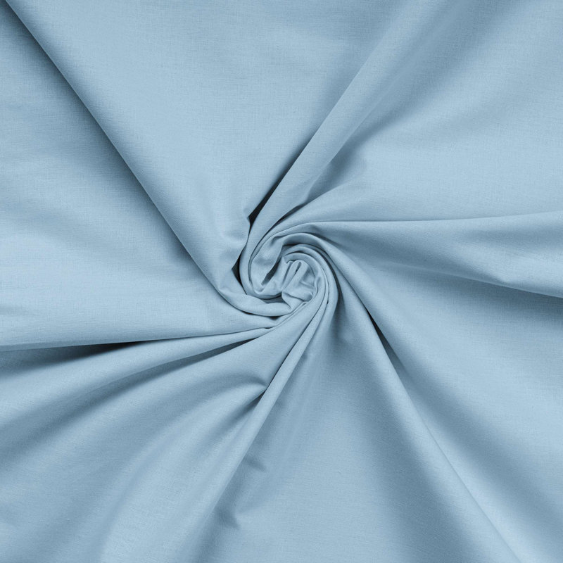Luxurious Oxford Satin Pillowcase Set (2 Pieces), 100% Cotton Satin, 19.7 x 27.6 inches | Lightweight 4.4 oz, Soft Blue Color | Perfect for Restful Sleep & Elegant Bedroom Décor, Hypoallergenic & Breathable