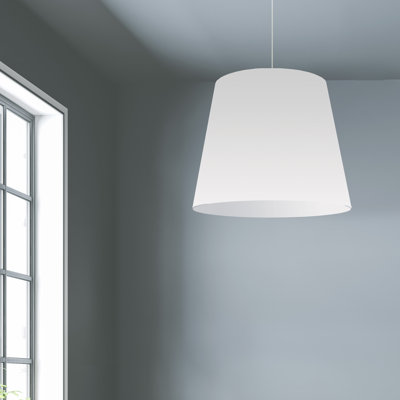 Luminaire suspendu cylindrique surdimensionné à 1 lumière