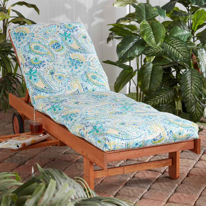 Coussin de chaise longue d'extérieur, Baltique