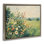 Fleurs sauvages rétro dans un cadre flottant, design par Petal Prints Design