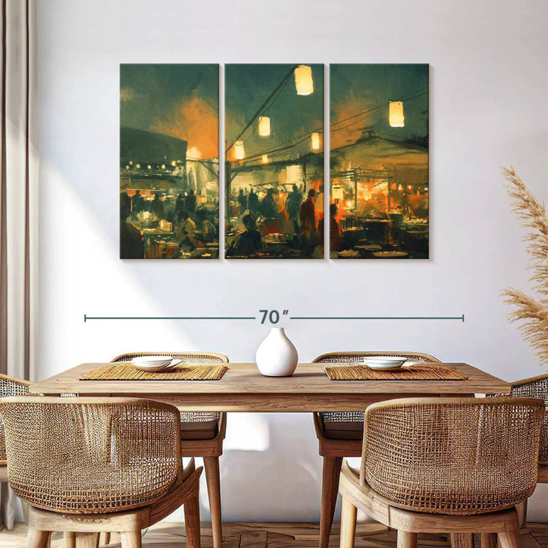 Sebbie Night Market, 36" H x 57" W
