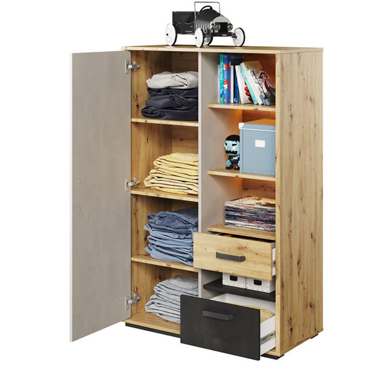 Aanvi Kids 2 - Drawer Combo Dresser