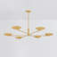 Johnson Chandelier in Aged Brass