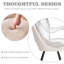 Chaises de salle à manger, chaise de cuisine rembourrée Boucle [Design découpé] pour salle à manger-729107803-729107805