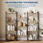 138.4cm H x 158cm W Iron Bookcase-1732583880