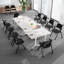 Table de formation mobile à couvercle rabattable 63 po Niaja Certifié BIFMA (ensemble de 3)
