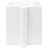 White 3 Modular Side Tables With Interlocking Design, 200lb Capacity For Indoor And Outdoor Display Areas Functionality