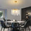 Modern Gold Tree Branch Crystal Chandelier, 15.7", G9 Base (No Bulb)