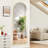 Arched Metal Oversized Full Length Mirrors Wall Mirrors with Stand-1728060874-1700270798