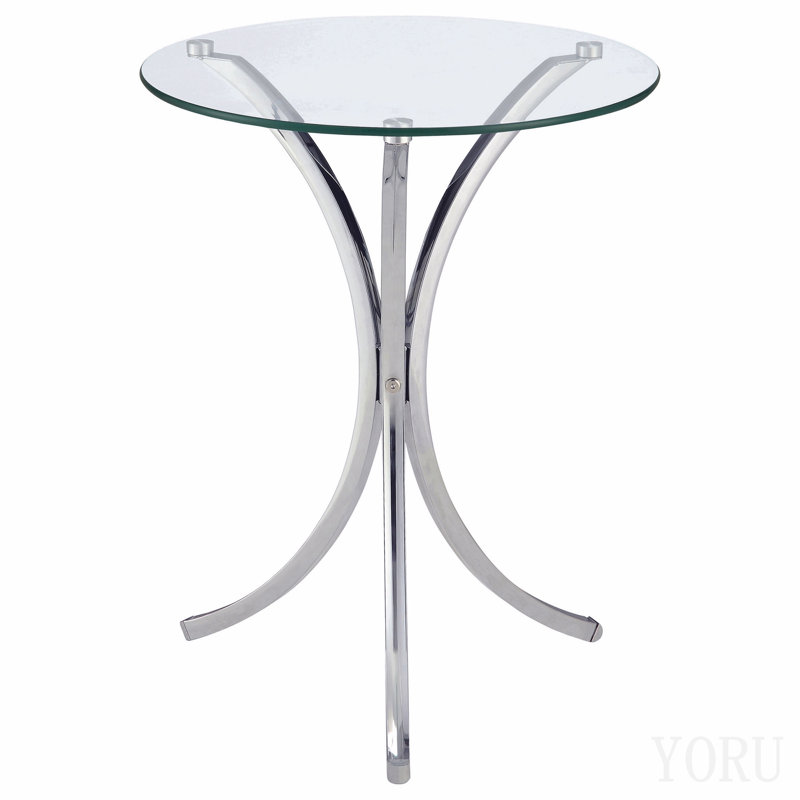 Table d'appoint chromée