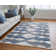 Tapis bohémien et éclectique en polyester Caide