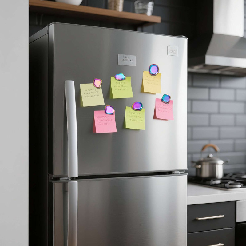 20Pcs Rainbow Fridge Magnets Irregular Refrigerator Magnets for Kitchen Office Whiteboard Locker