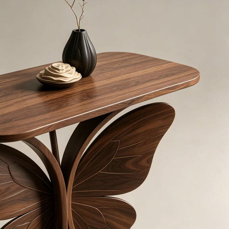Console en bois massif de style moderne, H 33,4 po x l 47,2 po x P 15,7 po