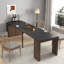 Table de salle à manger extensible moderne avec prise et rangement-707902541