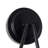 Preslee 20-in Black Sconce with White Linen Shades