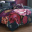 Ensemble d'édredon réversible 100% satin de coton Bebejan Vibrant Flora 5 pièces-112560173
