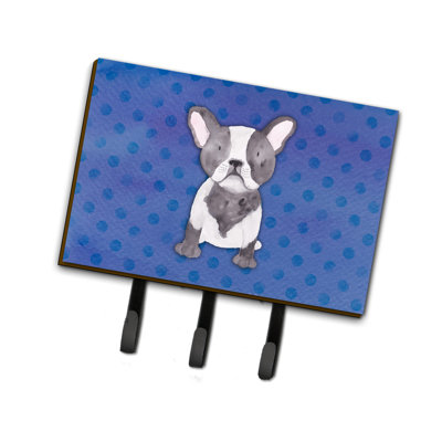 Laisse ou porte-clé polkadot french bouledogue