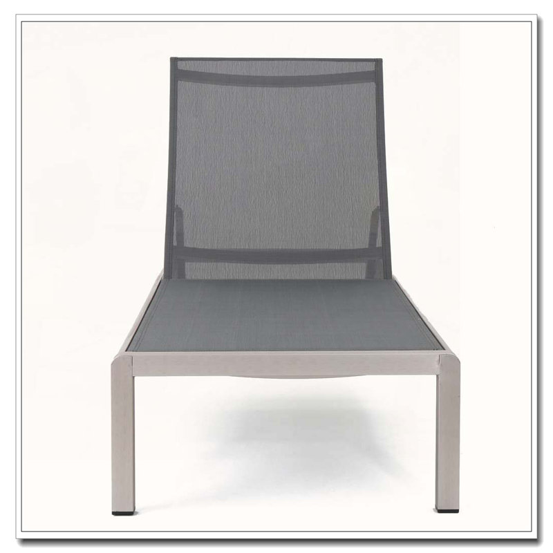 CHAISE LOUNGE, Natural/Gray
