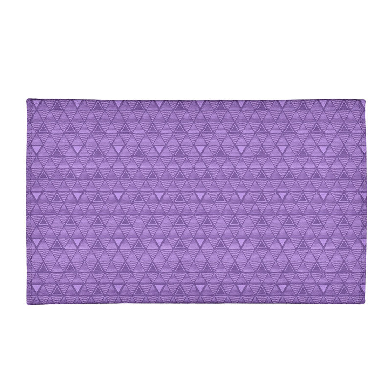 Chenille Geometric Indoor Rug, Rectangle 4' x 6'