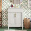 Meuble-lavabo 24 po avec lavabo en céramique-836916528