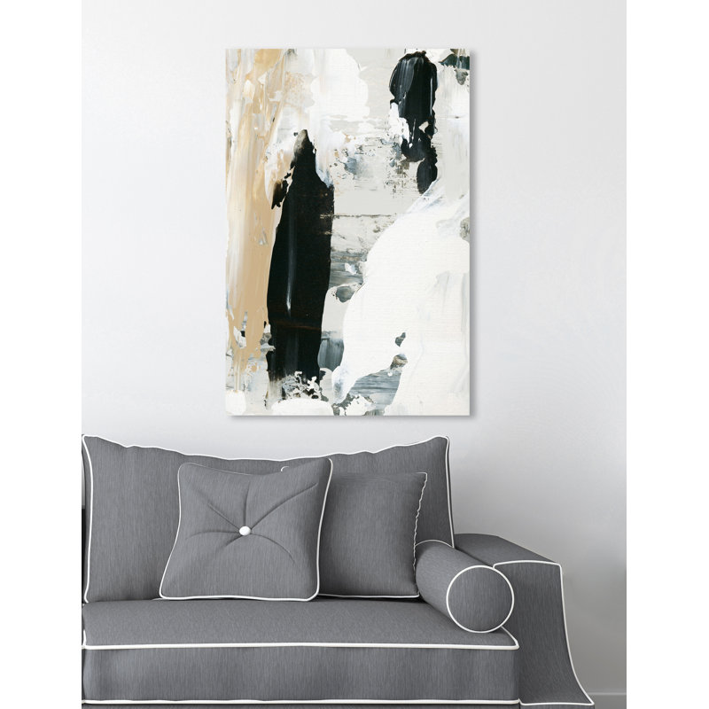 «Warm Greys», reproduction d'art, H 15 po x l 10 po x P 1,5 po, Toile tendue