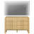 Adora 47.2" Wood Accent Cabinet With Drawers, Modern Credenza Storage Cabinet With Curved Profile Design For Living Room, Kitchen, Dining Room, Hallway-1896318552