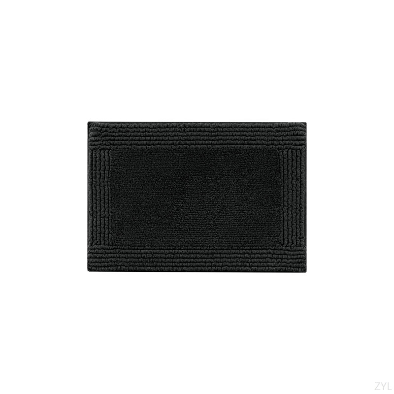 1 tapis de bain réversible 100% coton touffeté 3000 g / m², Rectangle 1 pi 5 po x 2 pi