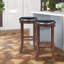 Tabouret de bar pivotant en bois massif Demetrias-557752410
