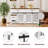 Large Dog Crate Furniture With 2 Drawers And Divider