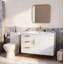 Armoire de salle de bain murale avec lavabo et tiroirs-278303576
