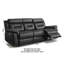 Milan 3 Seater Electric Recliner Black