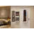 15.75'' Wide Wall Jewelry Armoire with Arch Lighted Full Length Mirror-164399645