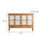 Retro Fir Solid Wood Sideboard
