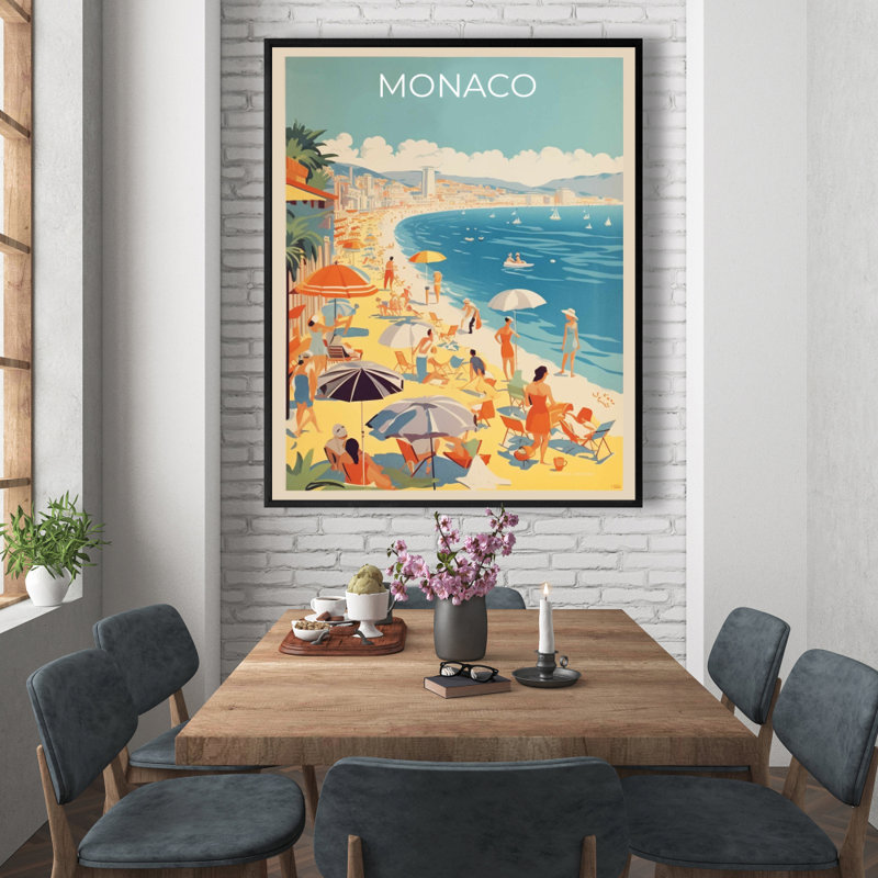"Monaco" sur toile