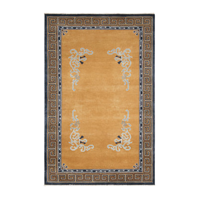 Hand Knotted Wool Area Rug
