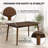47-Inch Solid Wood Rectangular Dining Table
