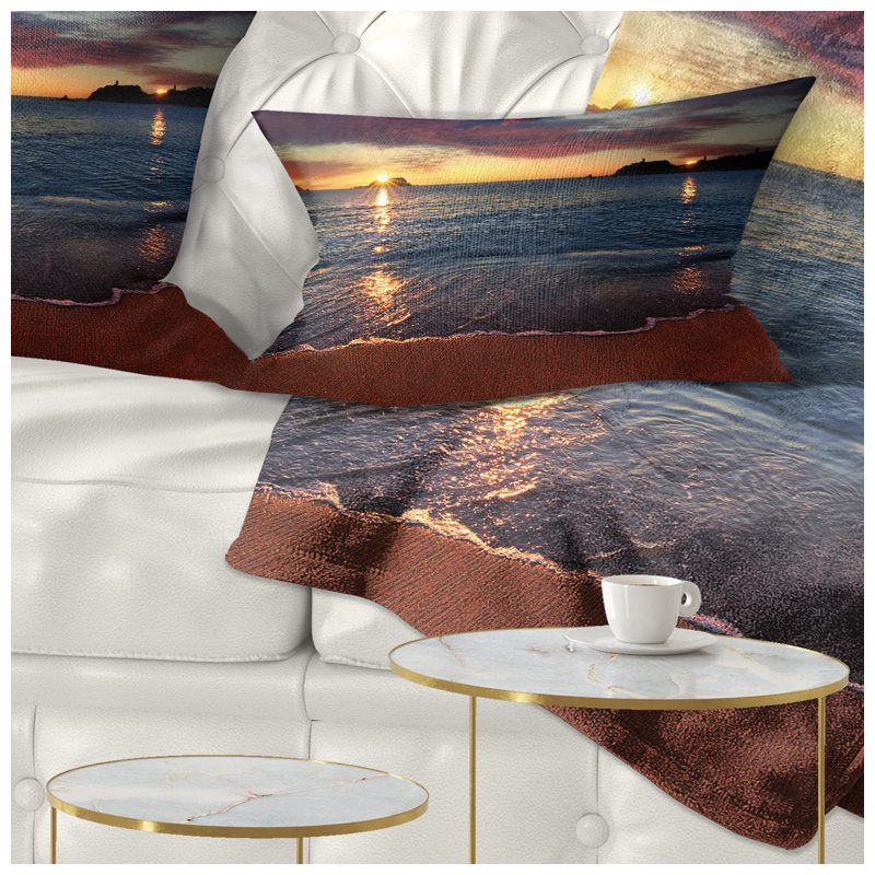 Coussin lombaire magnifique à coucher de mer