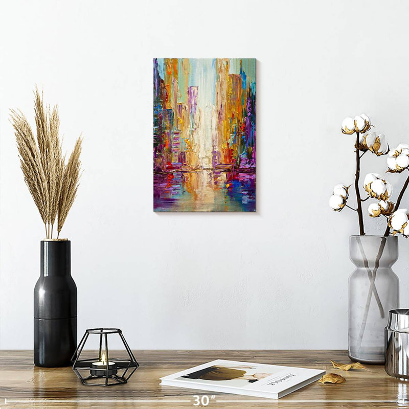 Avery Abstract Bangkok, 12" H x 8" W