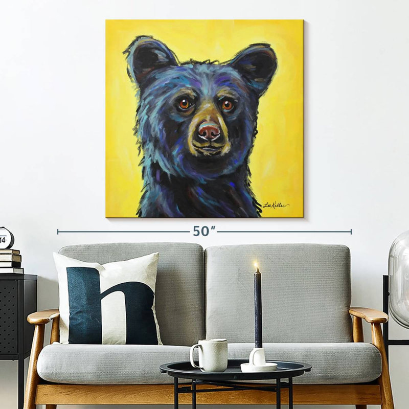 Brampt Black Bear Bernard, 33" H x 33" W