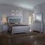1Pc Modern Two Drawer Led Lights Beveled Mirror Accents Chrome Finish Hardware Faux Crystal Accent Silver Finish