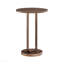 Table d'appoint ronde en bronze antique Tareel