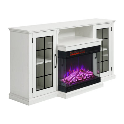Latitude Run 150cm W Electric Fireplace with Remote Control