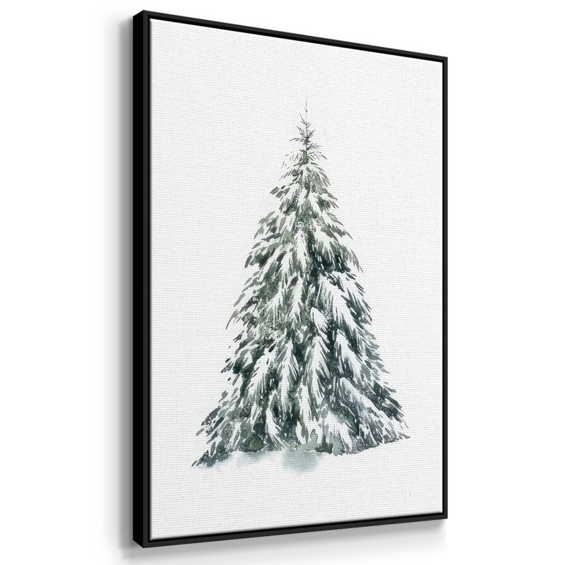 «Blue Spruce», toile tendue avec châssis en I, Cadre noir, H 25 po x l 17 po x P 1,5 po